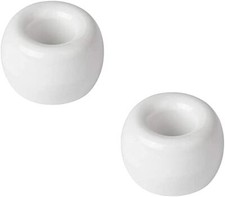 2 Pcs Mini Ceramics Toothbrush Holder,Individual Toothbrush Stand for Bathroom V