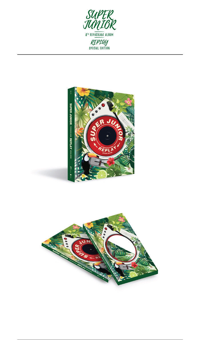 SUPER JUNIOR [REPLAY] 8th Repackage Album NORMAL/SPECIAL CD+