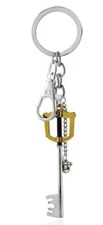 Kingdom Hearts Sora Keyblade Metal Charm Keychain Keyring