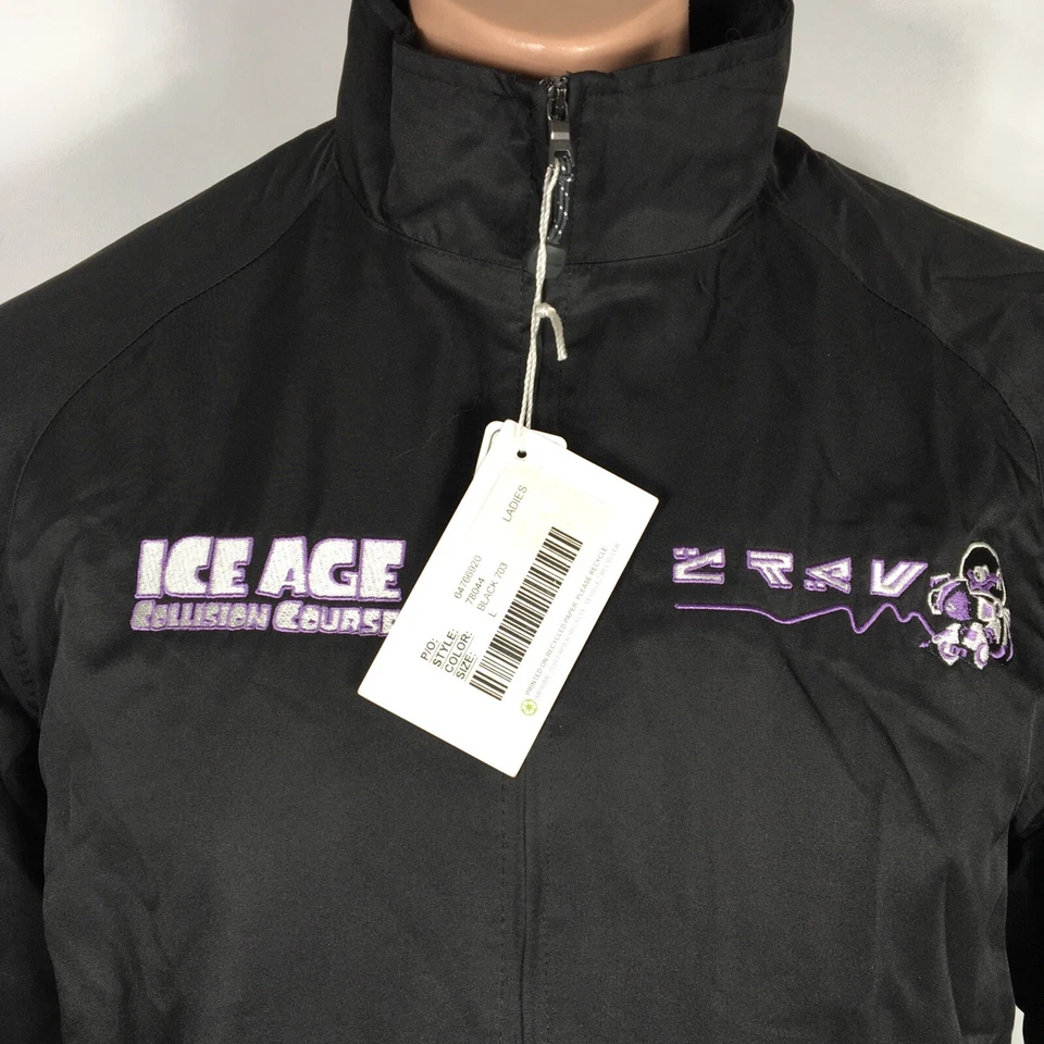 New Ice Age Collision Course Movie North End Ladies Jacket Windbreaker NWT Sz L - Image 3 of 4