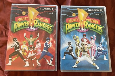 Mighty Morphin Power Rangers DVDs Season 1 Volume 1 & Season 2
