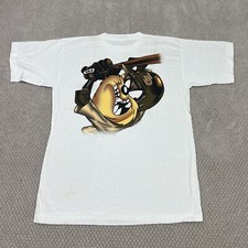 Vtg 90s Looney Tunes Taz Homerun King Baseball T Shirt Sz XL Graphic Sports