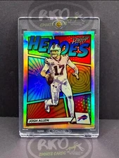 JOSH ALLEN RARE HOLO REFRACTOR INVESTMENT CARD SSP BILLS MVP ROY MINT