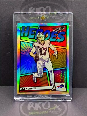 JOSH ALLEN RARE HOLO REFRACTOR INVESTMENT CARD SSP BILLS MVP ROY MINT