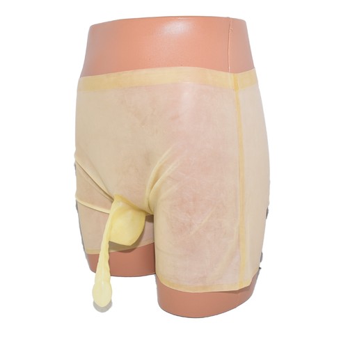 Latex Shorts mit Riffelkondom Size:S(279) - Bild 2 von 6
