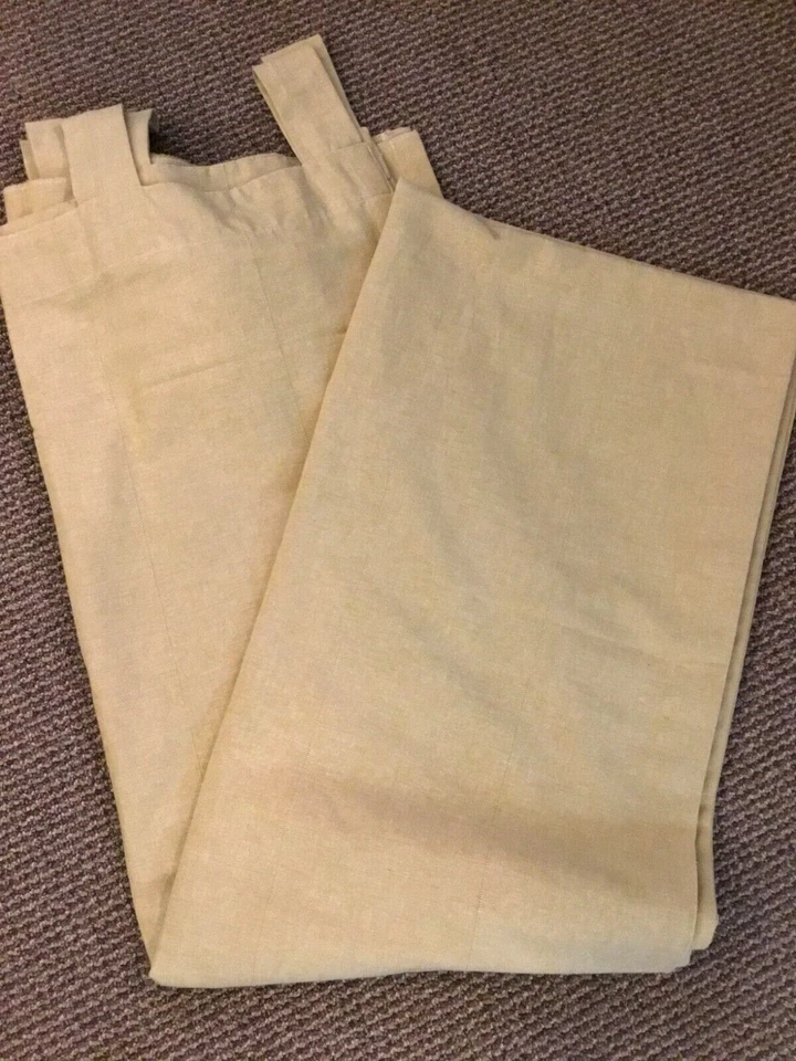 1 Panel IKEA LENDA 55x99 Amarillo Oro Claro Algodón Tabule Cortina-3 Paneles Disponibles Foto 4 de 4