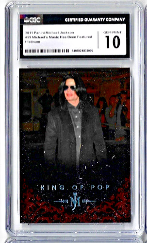 2011 Panini Michael Jackson CGC 10
