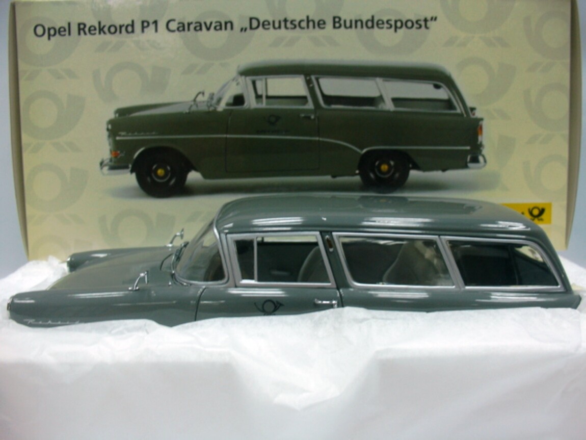 WOW EXTREMELY RARE Opel Rekord P1 Caravan 1957 Post 1:18