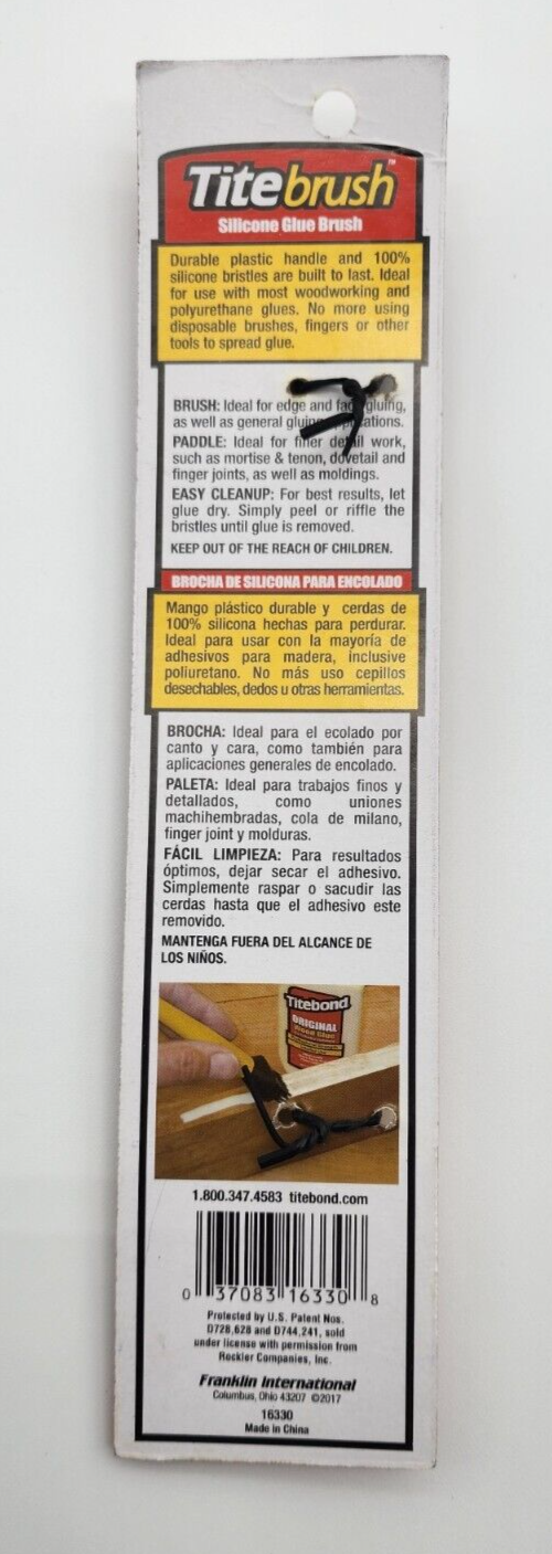 (2 Pack) TITEBOND Titebrush Reusable Silicone Glue Applicator Premium