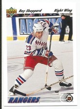 RAY SHEPPARD 1991-92 UPPER DECK CARD NM-MT CONDITION