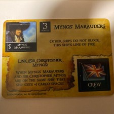 Wizkids Pirates of the Spanish Main Myngs Marauders/Shipwright EC-007 Limited