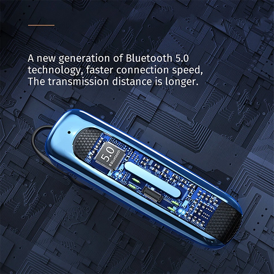 New Bluetooth Headset Wireless Music Earbud Earphone Sport Headphones Microphone - Image 3 of 4