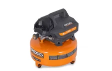 RIDGlD 6-Gallon Portable Electric Pancake Air Compressor 150 Maximum  PSI