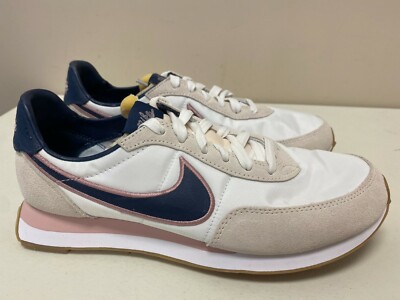 Youth / Womens Nike Waffle Trainer 2 SE White/Midnight-Navy-Pink DJ0345 100