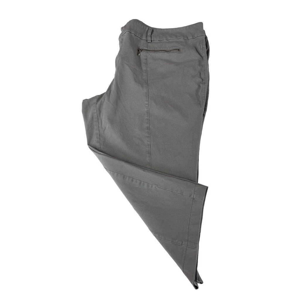 24W INC International Concepts Gray Capri Pants 21" Inseam