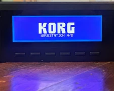 Blue LCD Display Screen for Korg Wavestation A/D 01/W FD 01/W 01W ！
