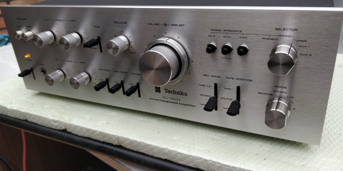 Technics SU-3500 Stereo Integrated Amplifier (1975-77) | eBay