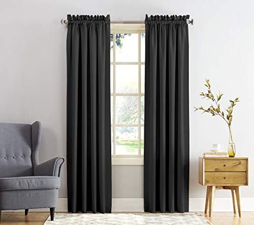 Sun Zero Barrow Curtain Energy Efficient Rod Pocket Curtain Single Panel 54X84 - Picture 4 of 7