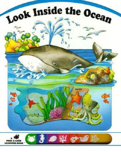 Explore Ocean Wonders with Patrizia Malfatti’s Poke and Look Board Book - Good Condition