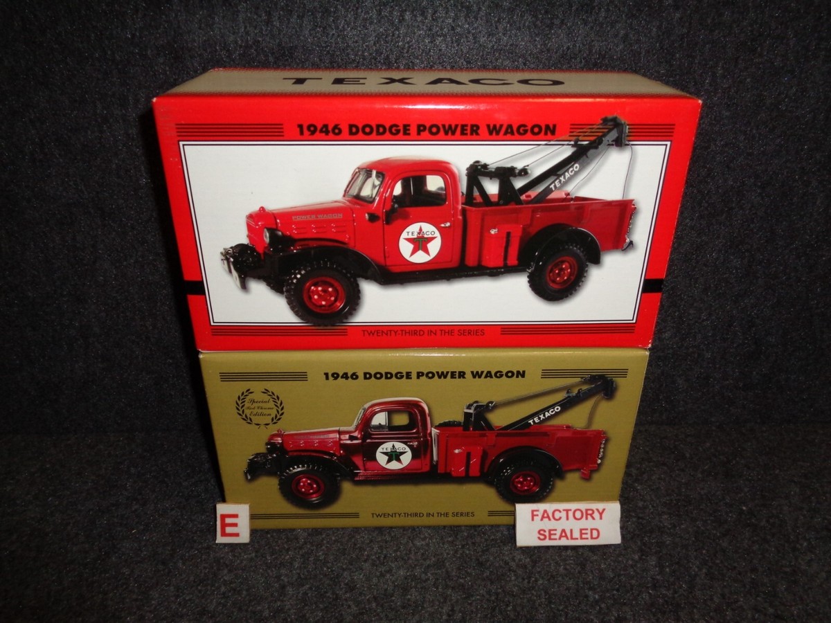 TEXACO 1946 DODGE POWER WAGON TOW TRUCK WRECKER REGULAR & SPECIAL