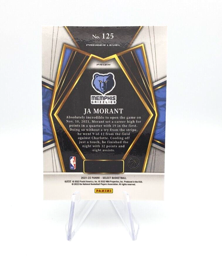 2021-22 Panini Select Premiere Level Silver Prizm #125 Ja