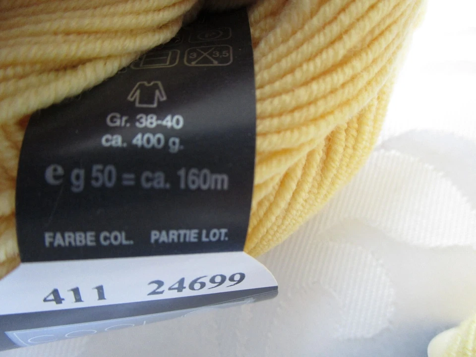 MERINO 2000 LANA GROSSA MERINO WOOL YARN, 50 GM, 175 YDS, MANY COLORS - Image 4 of 4