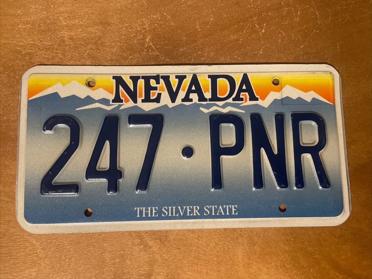 【新品】  2001年 year plate 2001 Nevada License Plate # 247-PNR | eBay
