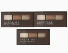 Prestige Cosmetics Brow Studio, BPS-02 Medium, 0.11 Ounce - 3 PACK