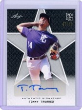 tommy tavarez 2020 leaf perfect game auto 47/50