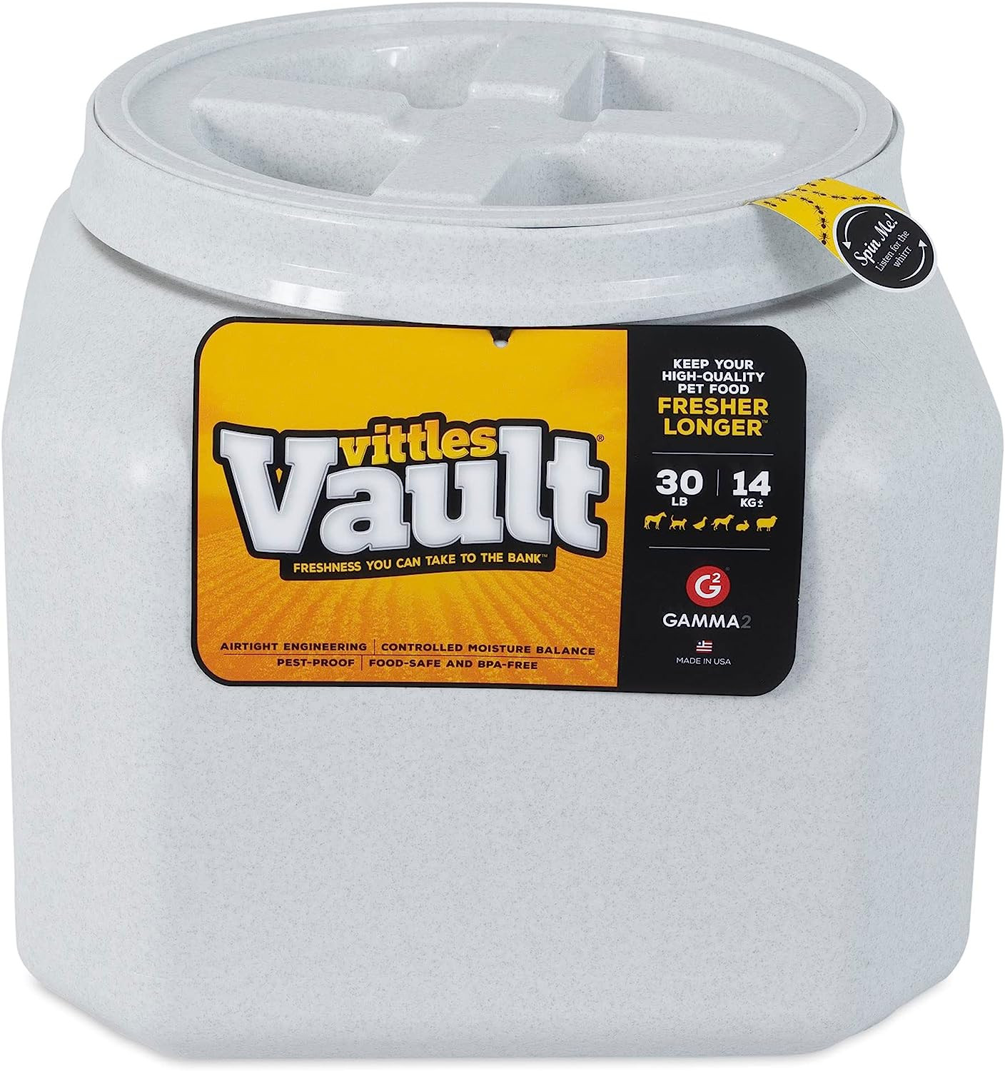 Storage Container, Up To 50 Pounds Dry Pet Food Storage,