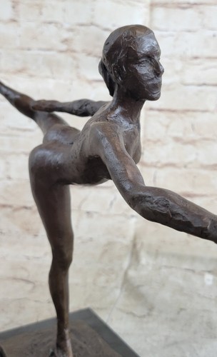 Edgar Degas, Dancer (Large Nude) Hot Cast Bronze Sculpture Collector Artwork Art - Picture 7 of 10