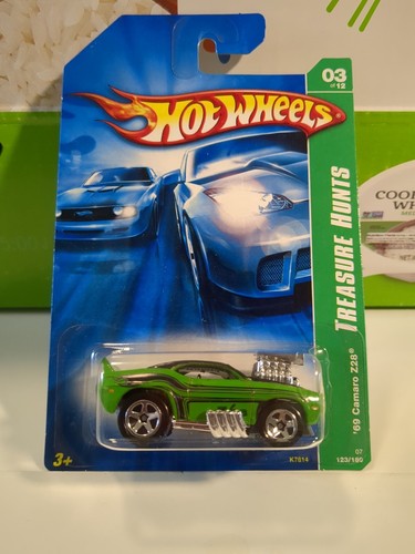 2007 Hot Wheels ‘69 Camaro Z28 Treasure Hunts 3/12 Collector 123 TREASURE HUNT - Picture 3 of 6