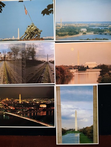 Vntg "The National Mall Edition" 12 Lrg Postcards w Folder Unused USA/Japan - Picture 7 of 10