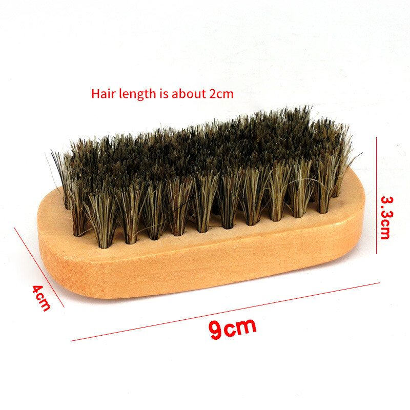 Bristles Shoe Brush Boots Leather Care Cleaning Brush Shoe Shine