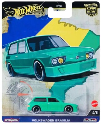 HOT WHEELS VOLKSWAGEN BRASILIA CAR CULTURE WORLD TOUR PREMIUM