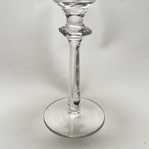 Mikasa Wine Water Goblet Glass Hampton Court? Crystal Knob Stem - Picture 5 of 9