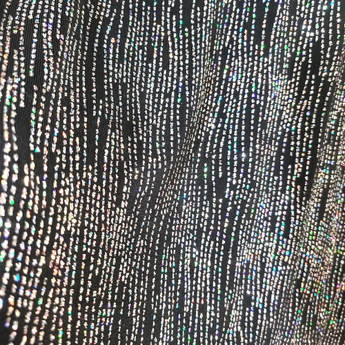 Y2K 90s Top Size L Ronni Nicole Slinky Sparkly Stretch Knit Drape Cowl Neck Tank - Picture 10 of 10
