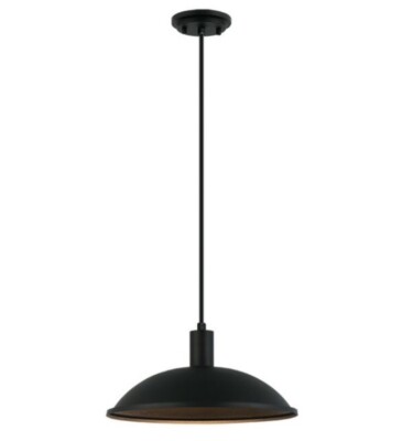 Farmley 1-Light Pendant in Black C81901MB