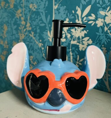 Stitch Seifenspender Keramik Badezimmer Kawaii Sonnenbrille NEU 2025