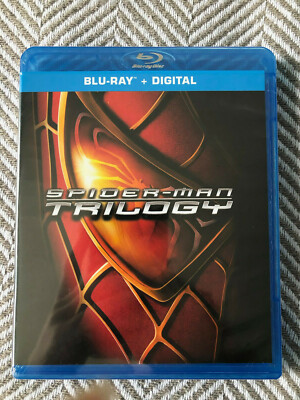Spider-Man Trilogy (Blu-ray, Digital, 4-Disc Set, 2021) NEW
