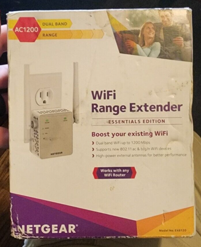 NETGEAR Wi-Fi Range Extender AC1200 Dual Band Range Signal Booster ...