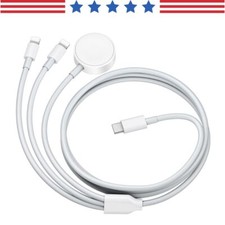 3 in1 USB-C Magnetic Charger Cable For Apple iWatch 6 5 4 3 2 1 For iPhone 5 14