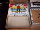 VINTAGE LOT of WOODEN CIGAR BOXES - (1-THREE FORKS DRUG CO. THREE FORKS MONTANA) — photo 4