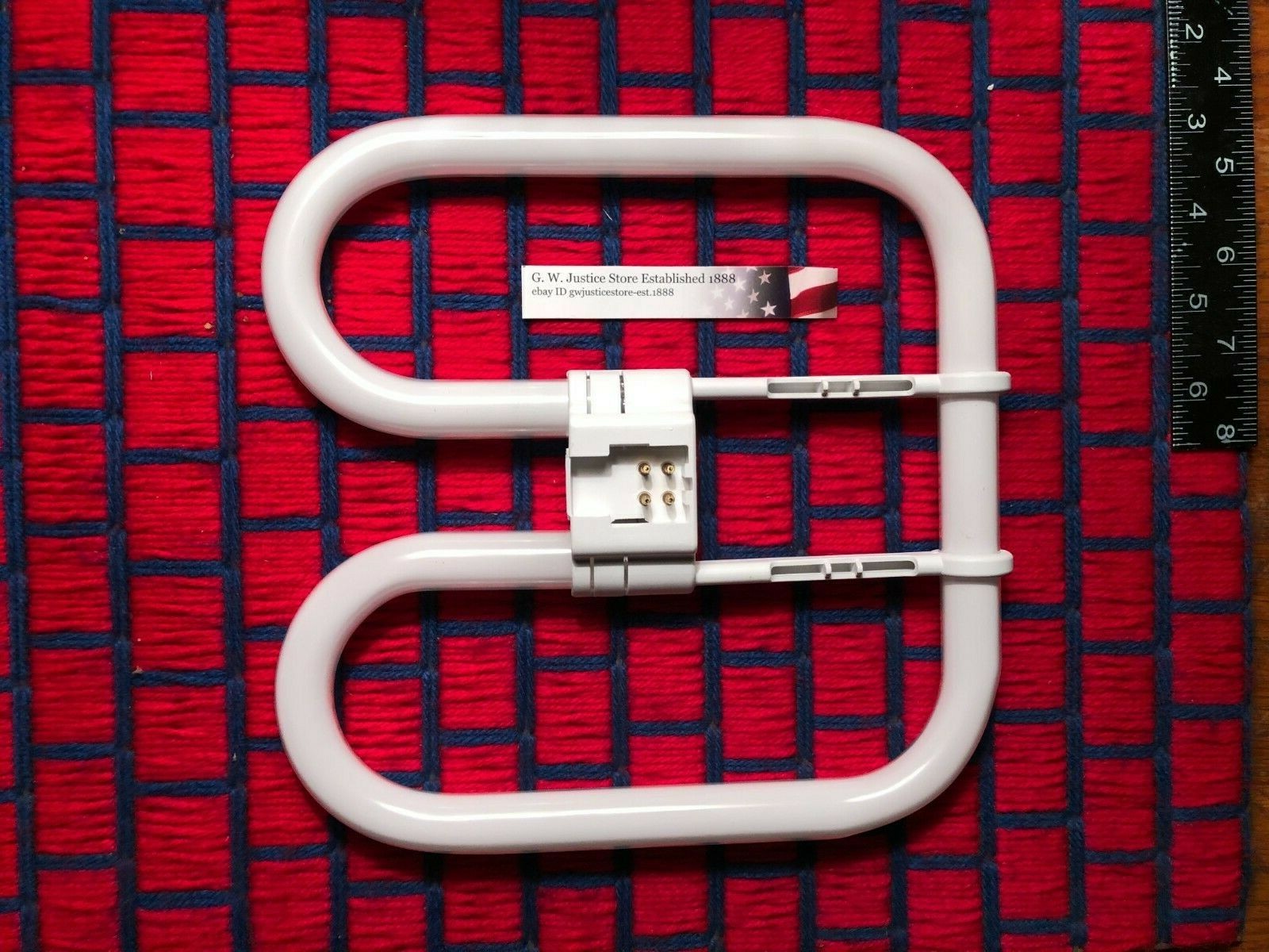 GE 55w 2D compact fluorescent F552D/830/4P POLYLUX 4 pin light bulb lamp 3000K eBay