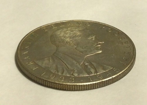 1-1/2" Collectible PRESIDENT "FRANKLIN DELANO ROOSEVELT" TOKEN 1933-1945 U.S. - Picture 3 of 4