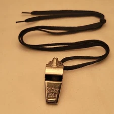 Vintage The ACME Thunderer Wooden Ball Whistle Original Made In England Referee 