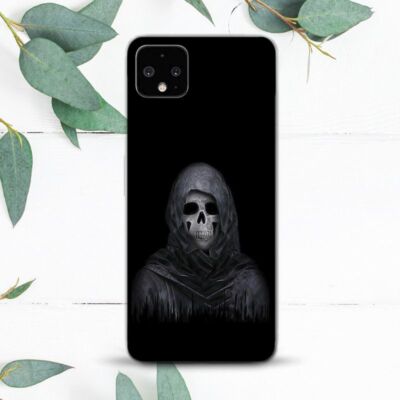 Death Gothic Skull Horror Black Case For Google Pixel 2 3 3a 4 4a 5 6 7 8 XL