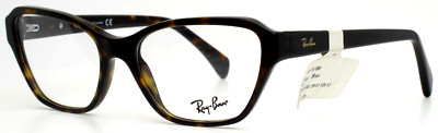 RAY BAN RB5341 2012 Dark Tortoise Womens Semi Cat Eye Eyeglasses 53-17-135 B:37