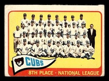Chicago Cubs 1965 Topps #91 Team Card Cubs GD