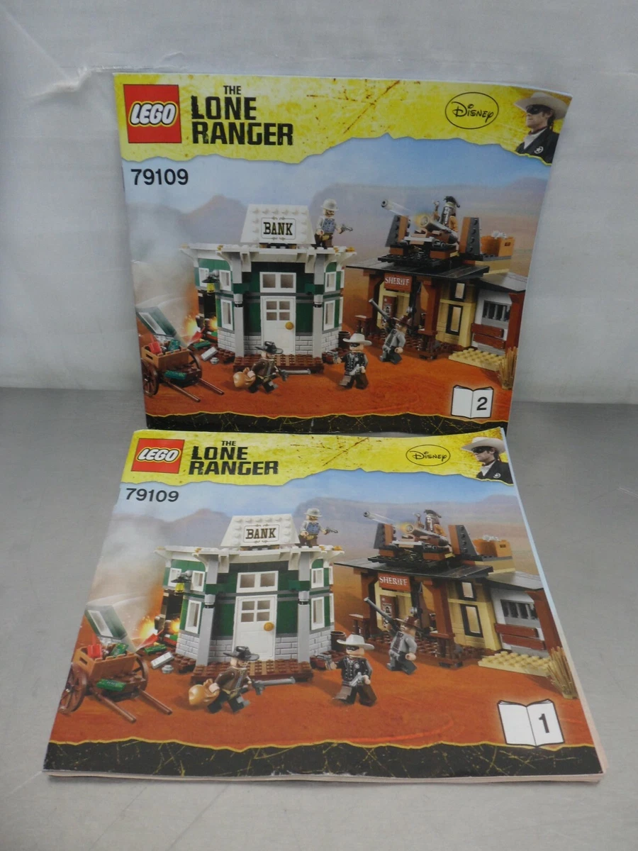 Lego The Lone Ranger Colby City Showdown 79109 Instruction Only